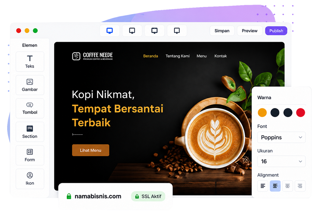 Editor website Wozter